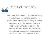 Client testimonial