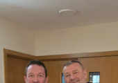 David with Ali Campbell in London November 25