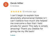 Derek's Google Review