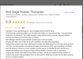 Google review for Mark O'Hanlon at Red Sage Holistic Therapies clinic in Ossett, Wakefield, west Yorkshire, Hypnotherapy for anxiety, quit smoking, quit vaping, fear of flying, phobias, weight loss, panic disorder, panic attacks, stress, PTSD, insomn