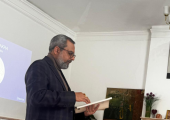 Teaching a group of students in London