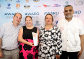 Lavender Therapy at award ceremony for online therapist of the year