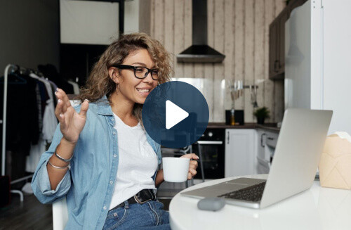 woman on laptop