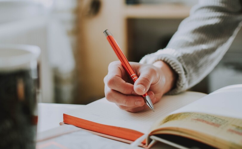 Man writing