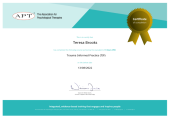 Trauma Informed training certificate 2022 APT