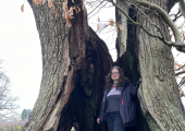 Me with my favourite tree