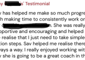 Review from a client