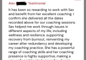 Review from a client
