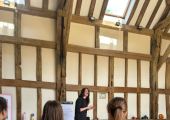 Reclaim & Rise retreat delivering mindset and self-care session