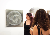 I run creative workshops for women: Poetry and Intuitive Collage on Canvas