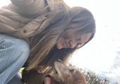 Me and my dog Tess