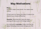 May Coaching Motivations - May 1st