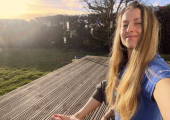 Stealing some yoga time in this glorious winter sunshine!