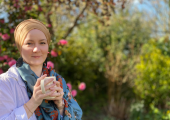 Coaching sessions can take place in the garden in the warmer months