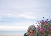 Reading and journaling on the beach. Photo Credit Elinor Quarrington-Page