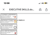 EXECUTIVE SKILLS
