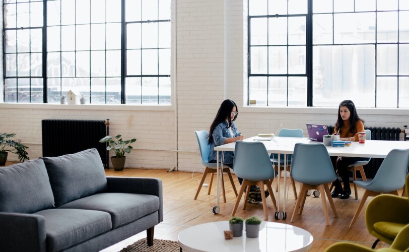 People working in office