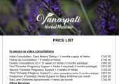 Price List