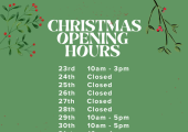 Christmas opening hours for 2025