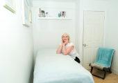 You will fiind my treatmetn room a little retreat of tranquility to help calm and restore   feeling