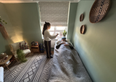 Person receiving Shamanic Healing from woman