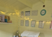 Relaxing treatment room
