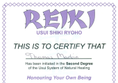 2nd Degree Usui Reiki