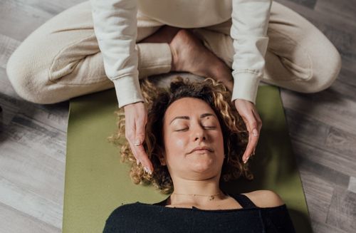 person having reiki